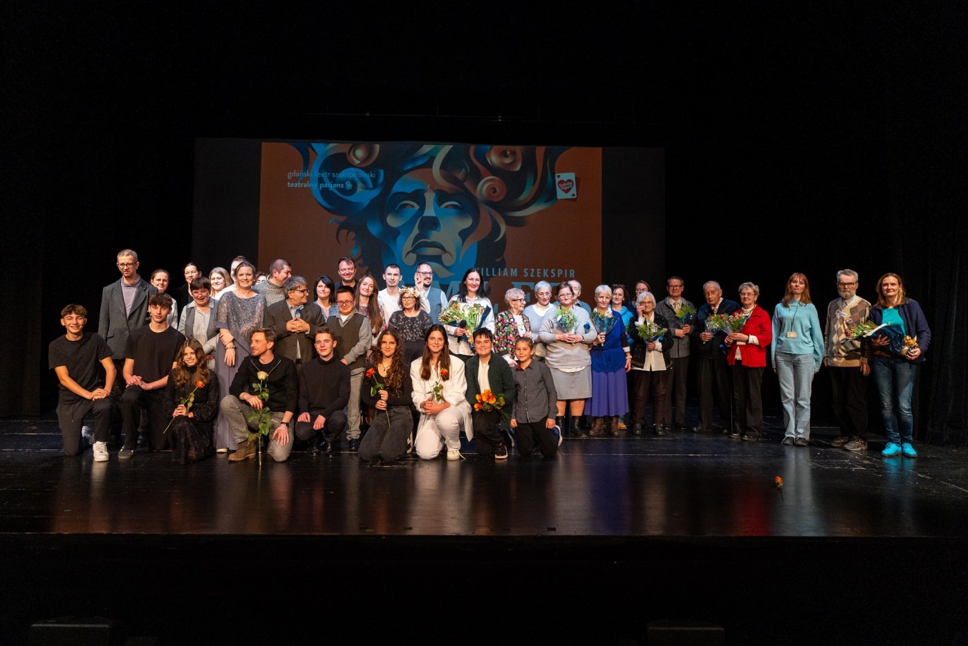 Uczestncy projektu Teatralny Pasjans 2024!// fot. Dawid Linkowski