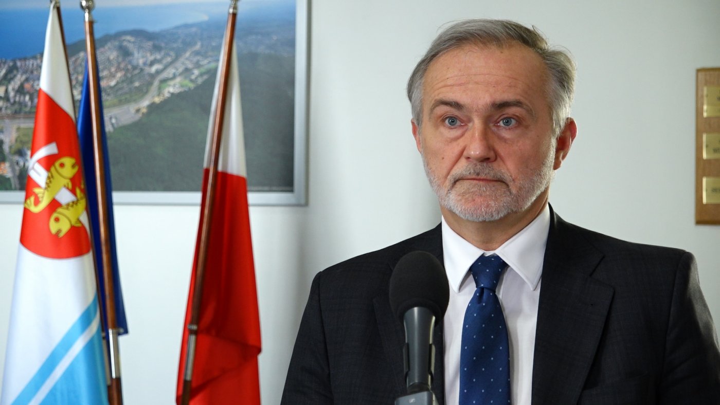 Wojciech Szczurek, prezydent Gdyni przedstawił swoje stanowisko w sprawie majowych wyborów / fot. Marcin Mielewski