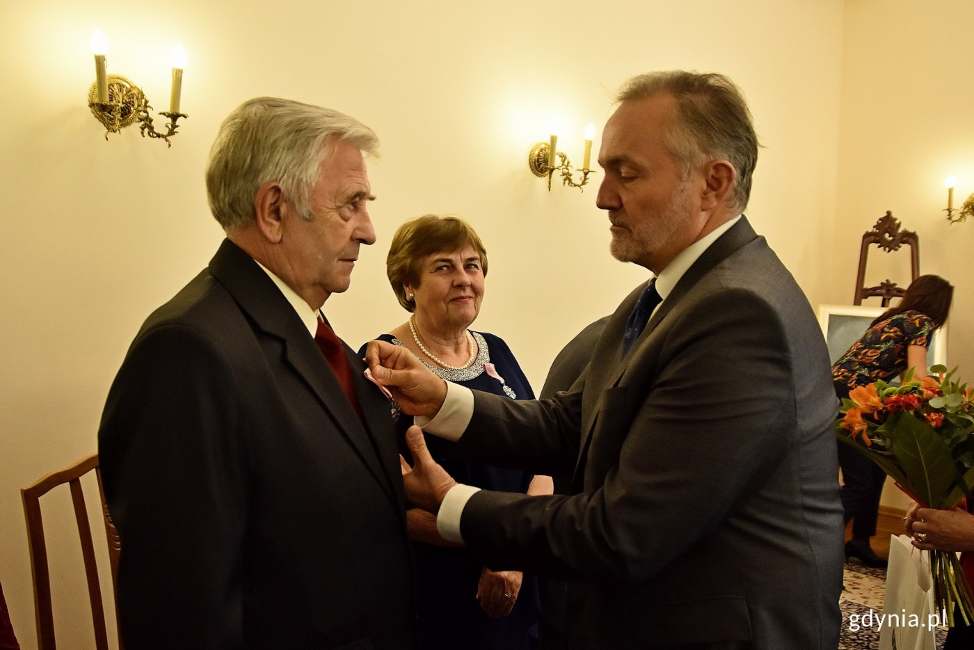Medale wręczył prezydent Gdyni Wojciech Szczurek / fot. Paweł Kukla