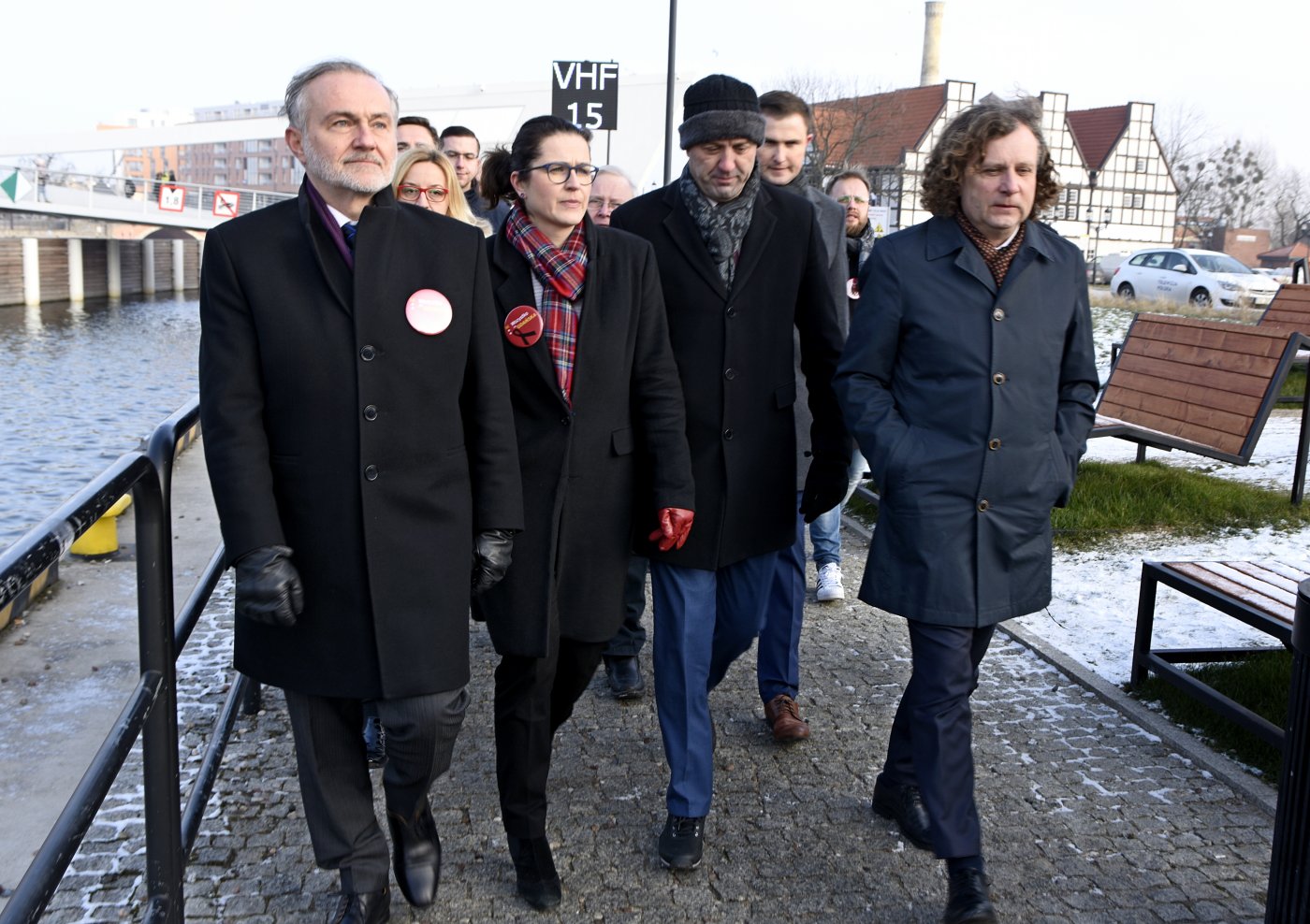 Aleksandrze Dulkiewicz poparcia udzielili pomorscy samorządowcy, w tym prezydent Wojciech Szczurek // fot. Sławomir Okoń