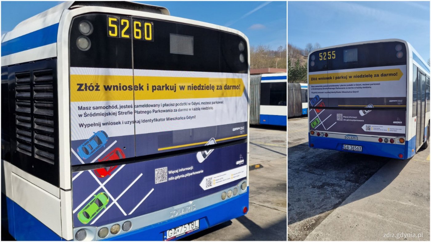 Do złożenia wniosku o Identyfikator Mieszkańca Gdyni zachęcają w ostatnim czasie autobusy komunikacji miejskiej