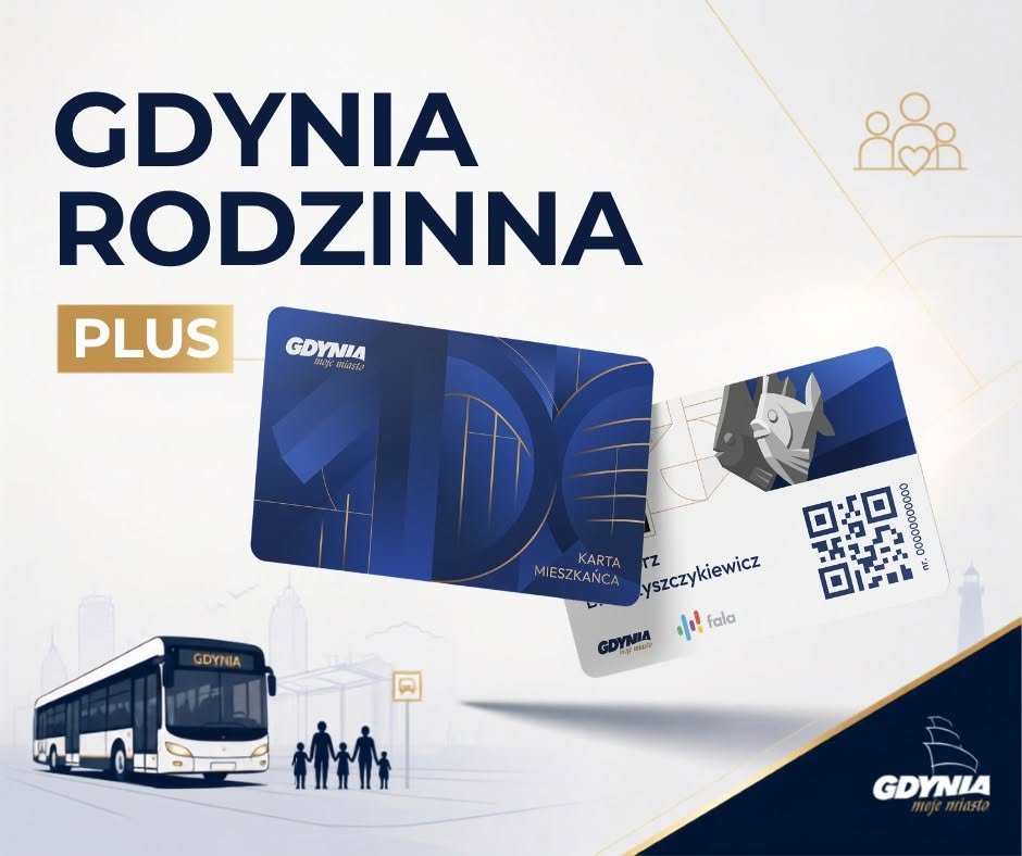 Przedłuż uczestnictwo lub przystąp do programu Gdynia Rodzinna Plus (mat. prasowe UMG)