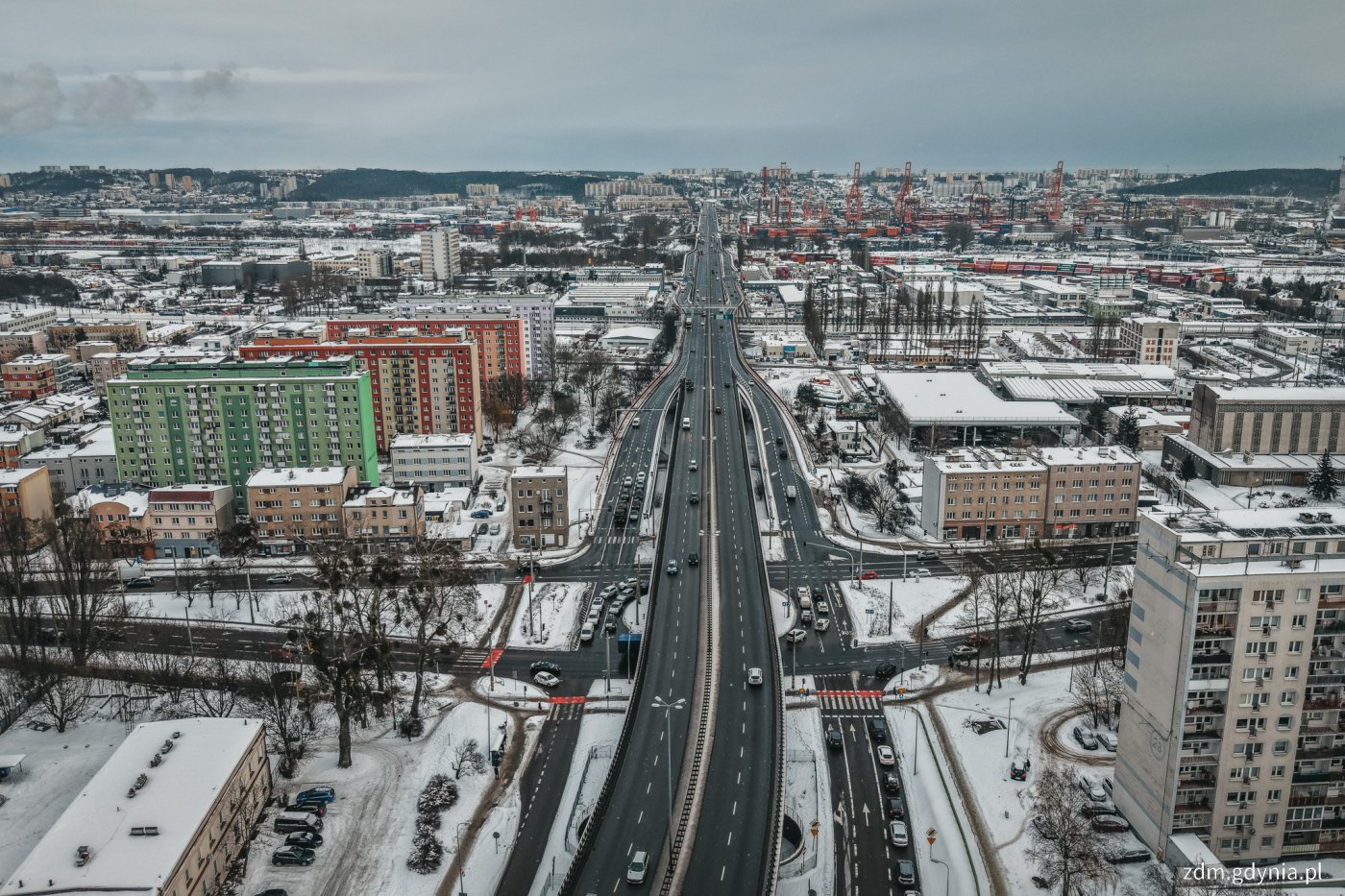 Estakada Kwiatkowskiego doczeka się kosztownej przebudowy. Ruszają działania związane z przygotowaniem dokumentacji (fot. Marcin Mielewski / Zarząd Dróg Miejskich w Gdyni)