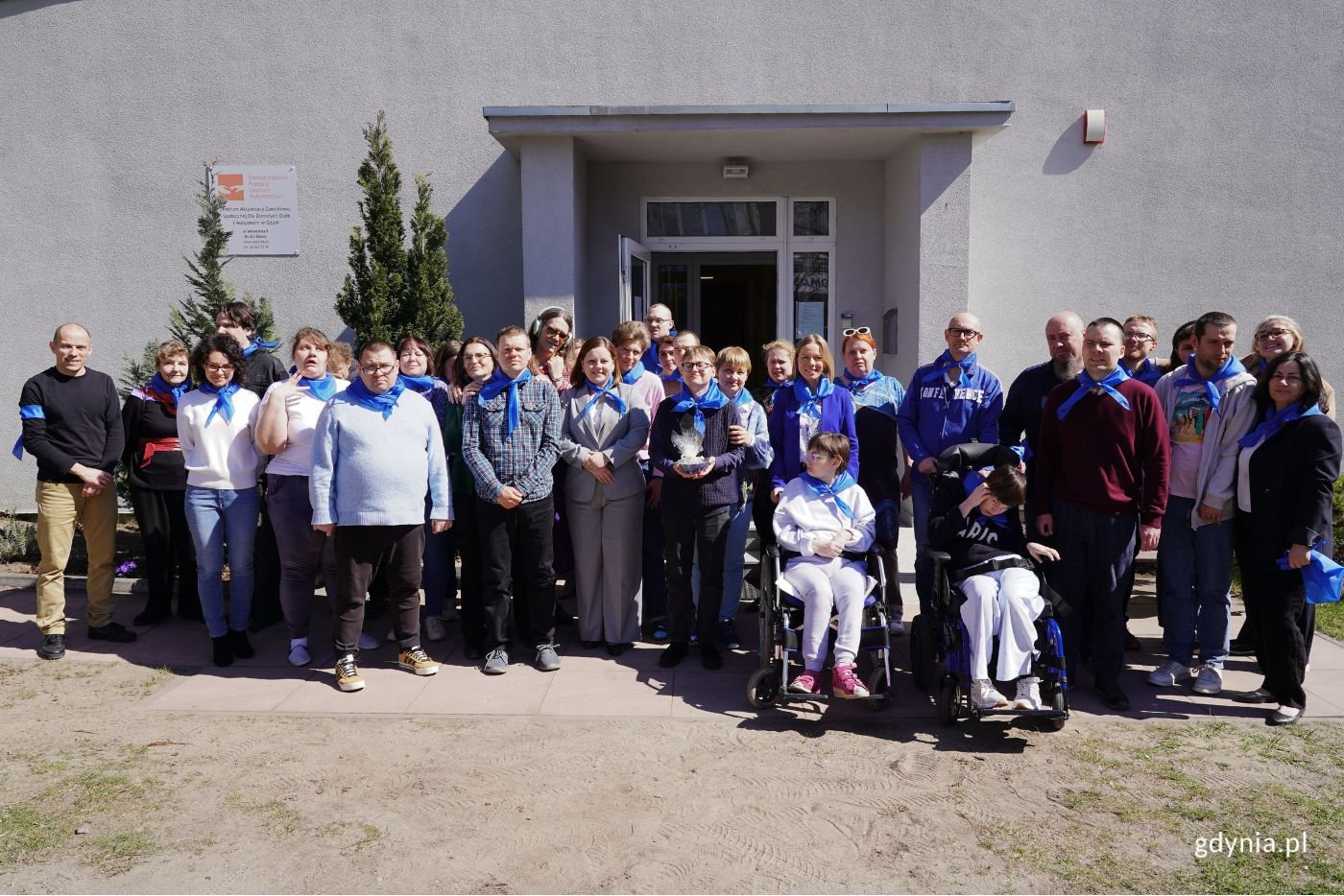 Prezydent Gdyni Aleksandra Kosiorek odwiedziła Centrum Aktywizacji Zawodowej i Społecznej dla Dorosłych Osób z Autyzmem (fot. Magdalena Starnawska)