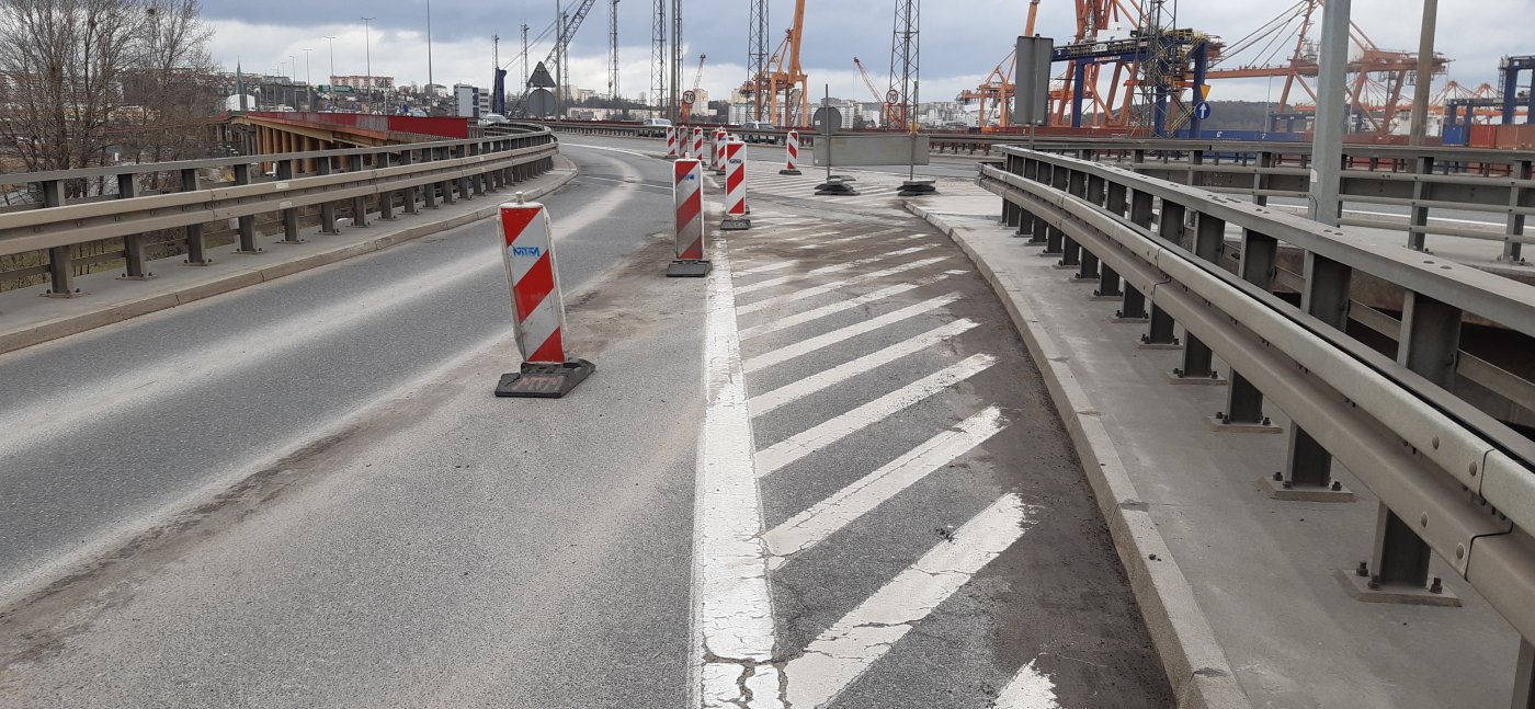 Łącznica zjazdowa z Estakady Kwiatkowskiego w ul. Janka Wiśniewskiego // fot. ZDiZ w Gdyni