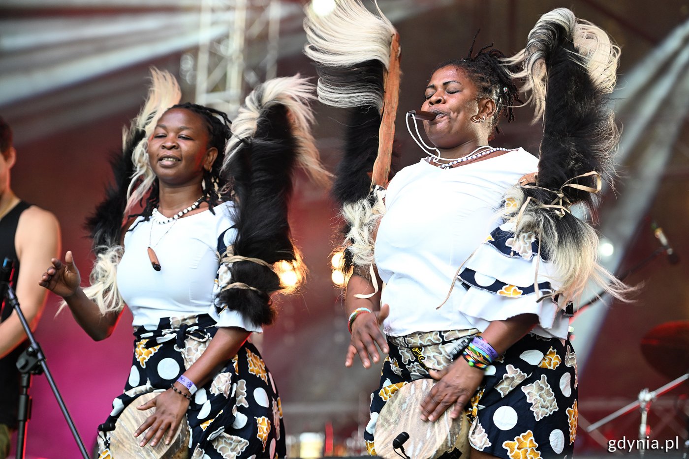 W piątek, 19 lipca, w Parku Kolibki rozpoczęła się 19. edycja Festiwalu Kultur Świata Globaltica. Na zdj. występ The Zawose Quenns z Tanzanii. Fot. Michał Puszczewicz