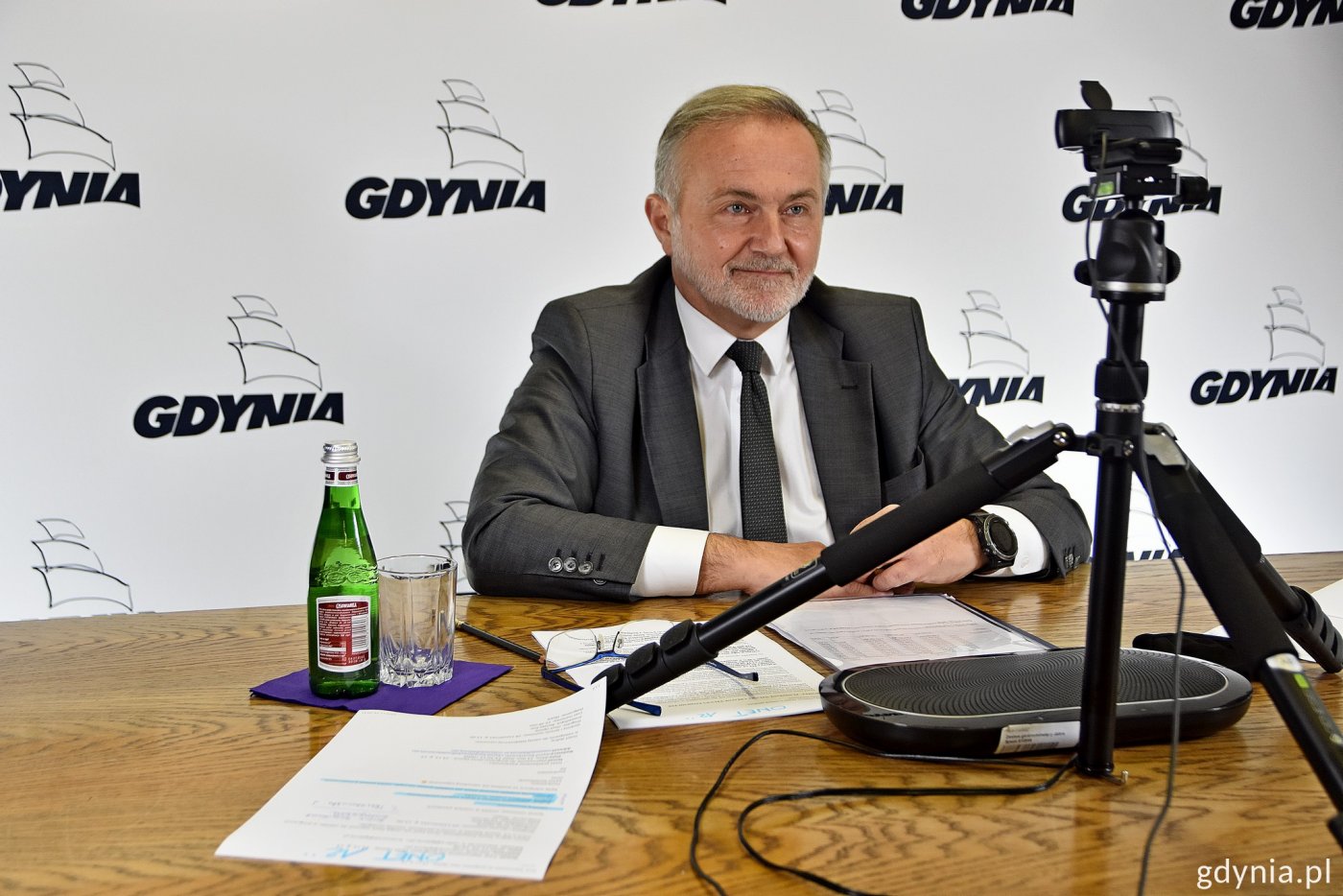 Prezydent Gdyni Wojciech Szczurek był gościem programu Onet Opinie // fot. Paweł Kukla