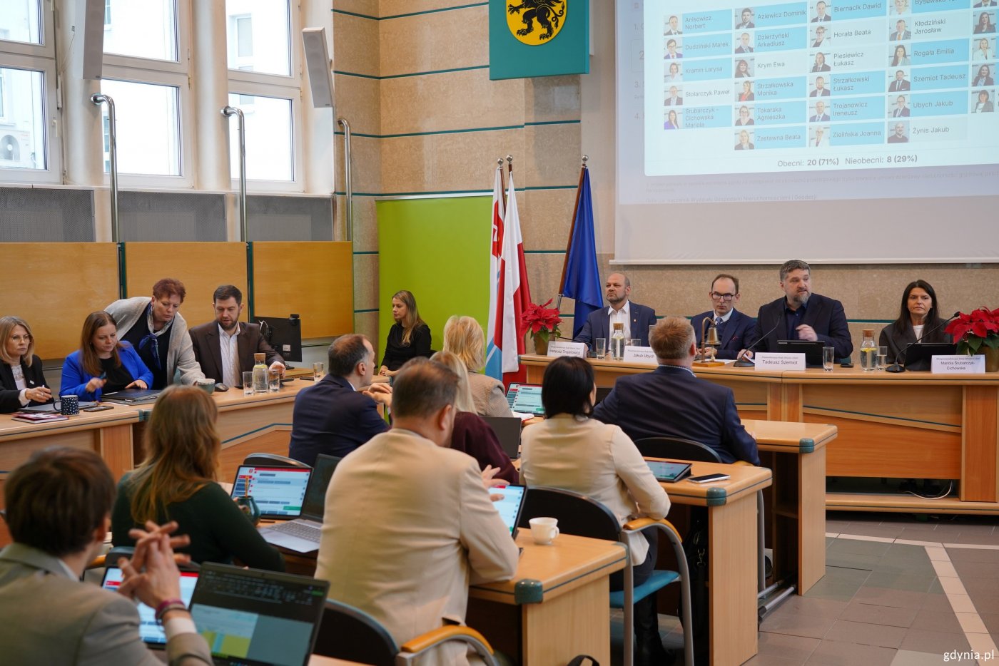 XXVI sesja Rady Miasta Gdyni odbyła się 14 stycznia (fot. Magda Śliżewska)