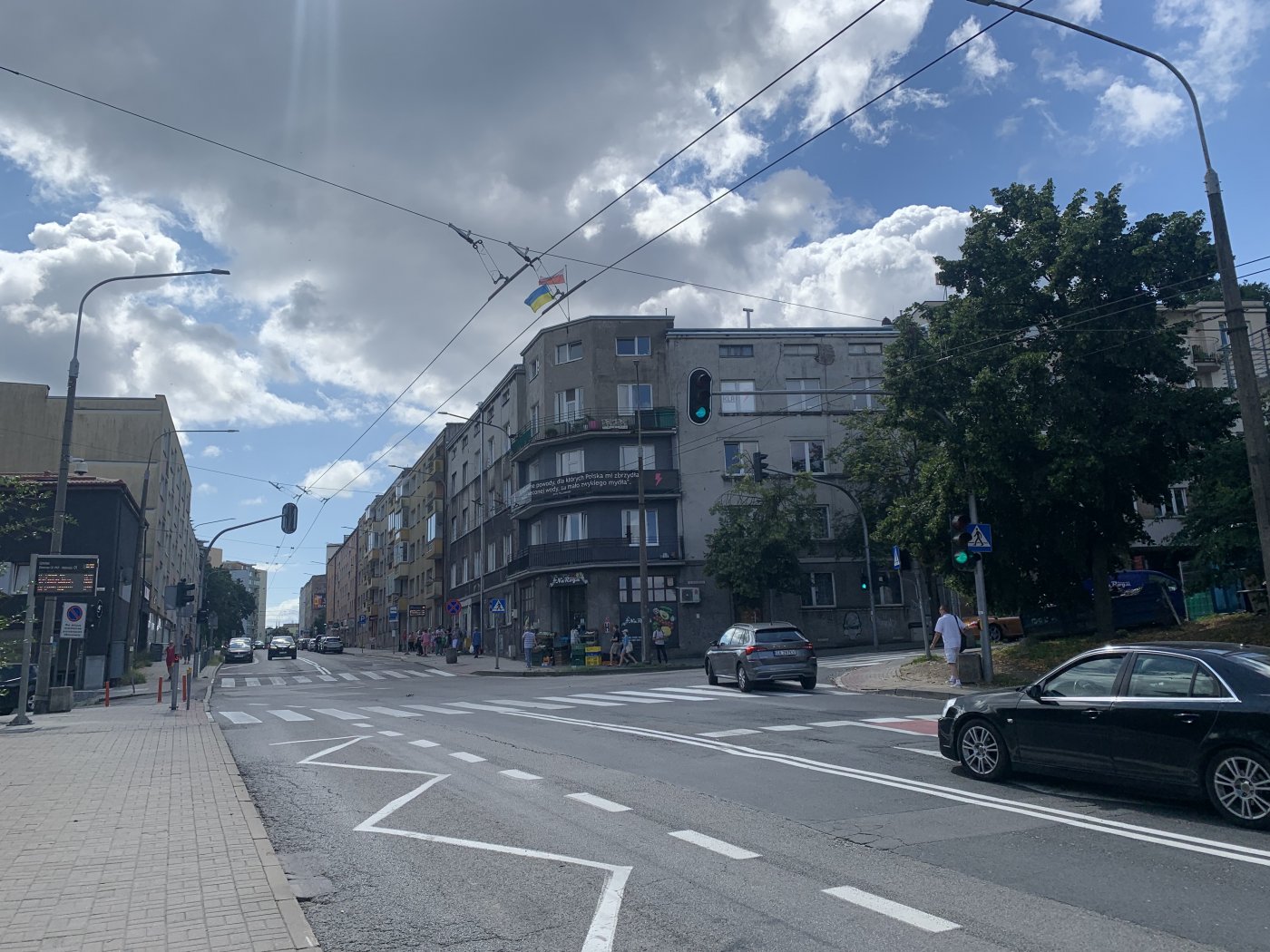 dzielinica Działki Leśne, skrzyżowanie ulic: Warszawskiej i Wolności, fot. D.Matejczyk WI UM Gdyni