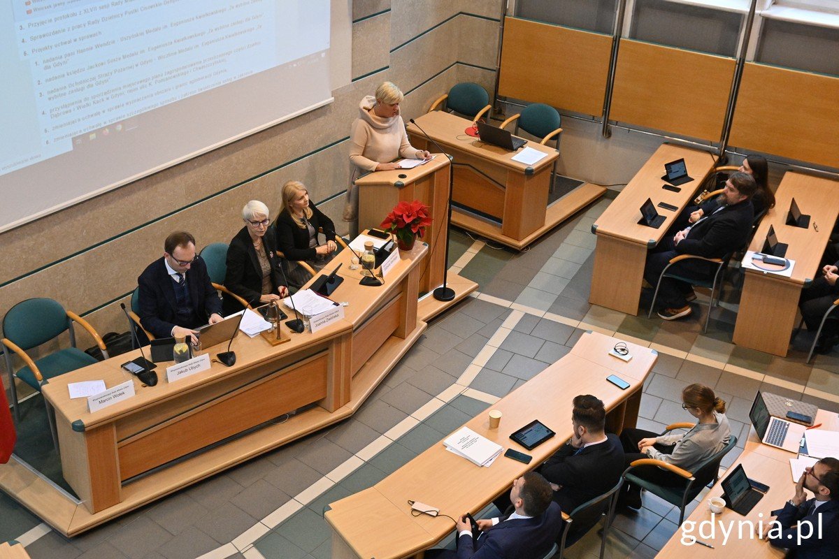 XLVIII sesja Rady Miasta Gdyni // fot. Magdalena Śliżewska/archiwum