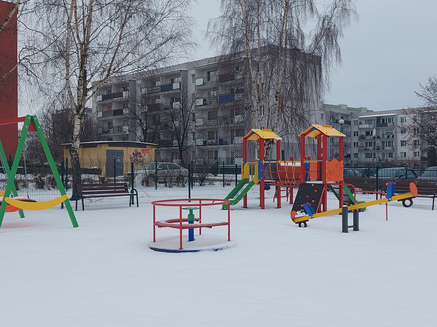 Nowy plac zabaw przy Zespole Szkolno-Przedszkolnym nr 5 w Gdyni (fot. M. Chudzińska)