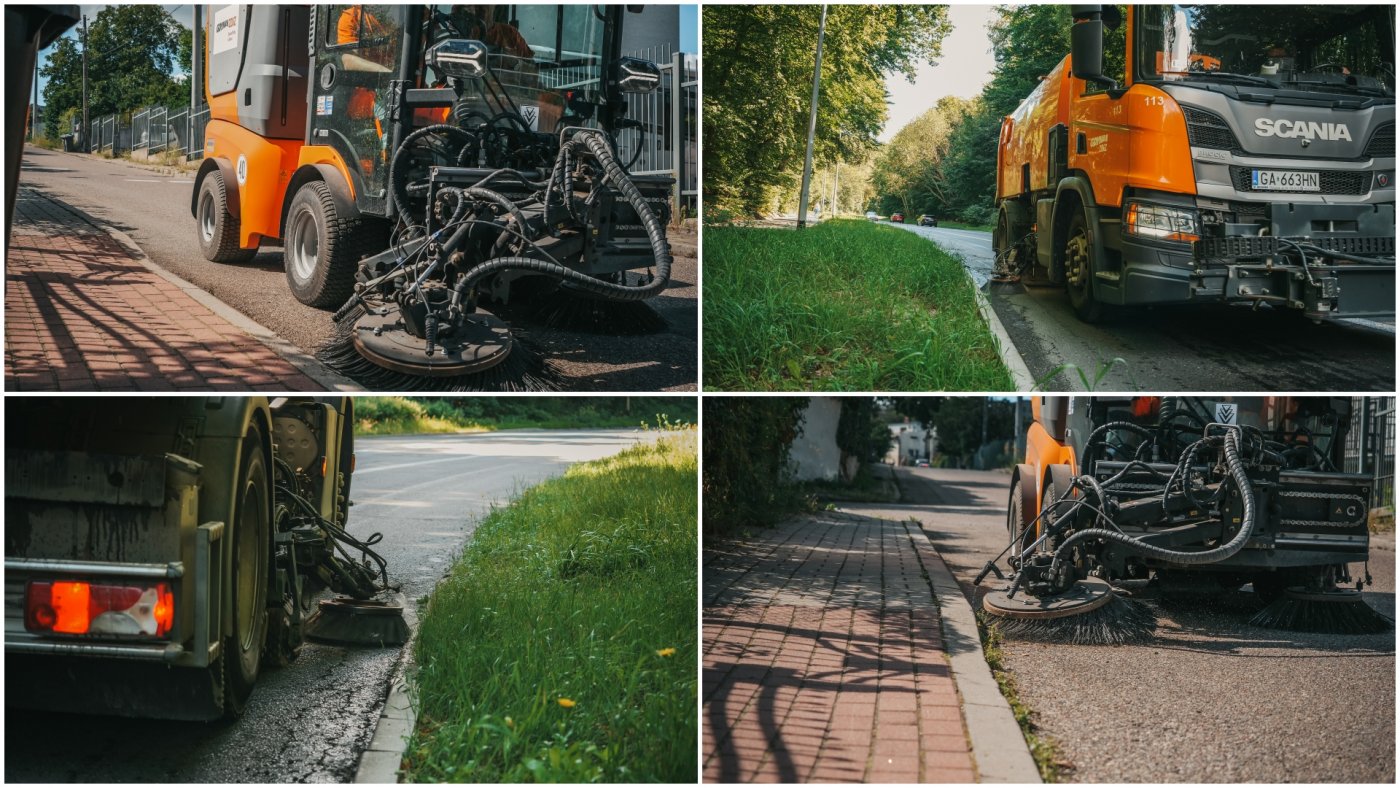 Prace związane z oczyszczaniem ulic w Gdyni zostały wznowione (fot. M. Mielewski)