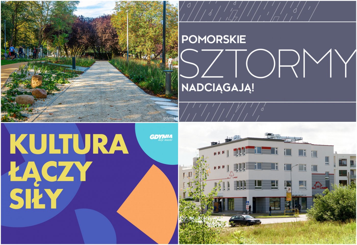 Park Centralny, Dom Marzeń, projekt „Kultura łączy siły” – to gdyńskie nominacje w 16. edycji plebiscytu „Pomorskie Sztormy” // fot. Kamil Złoch, Aleksander Trafas, materiały prasowe