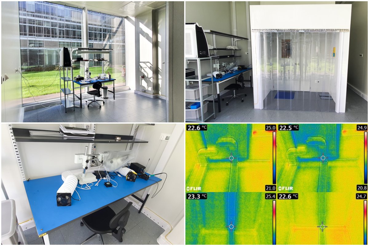 Kolaż zdjęć przedstawiający WiRan Clean Room. Źródło: www.wiran.pl