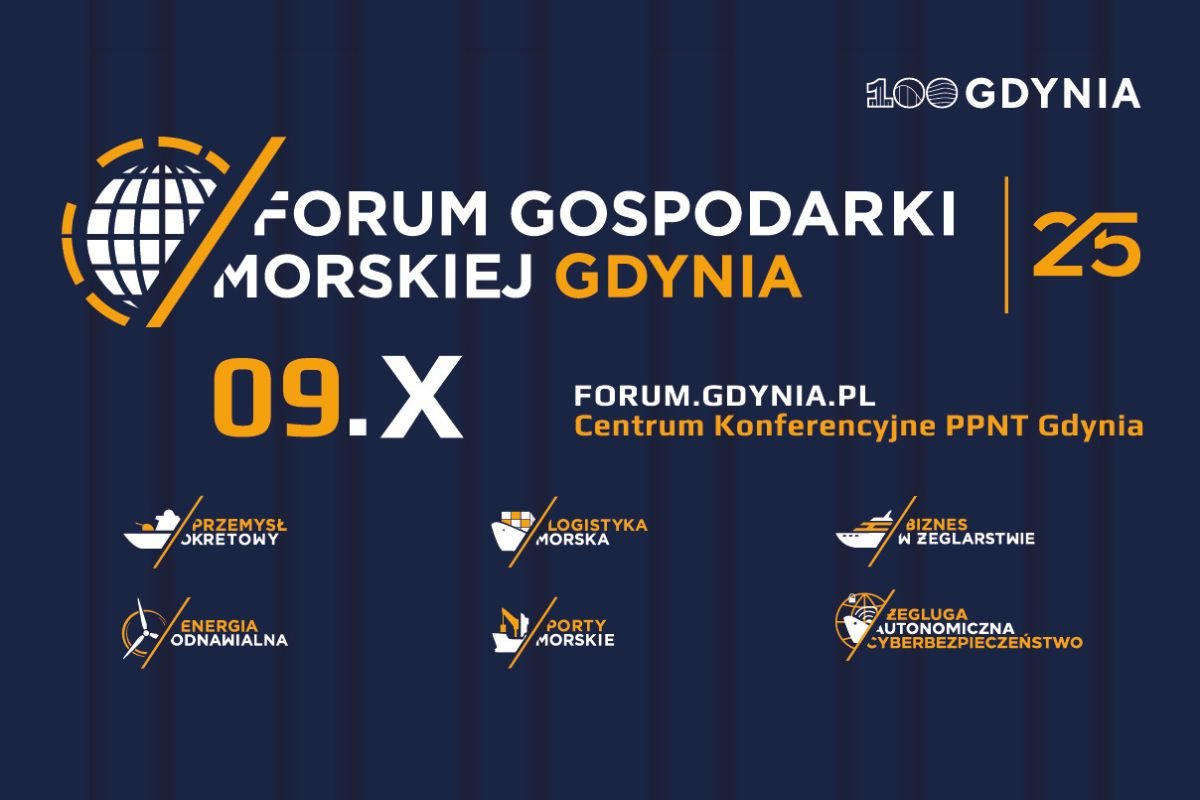 Grafika organizatora Forum Gospodarki Morskiej w Gdyni