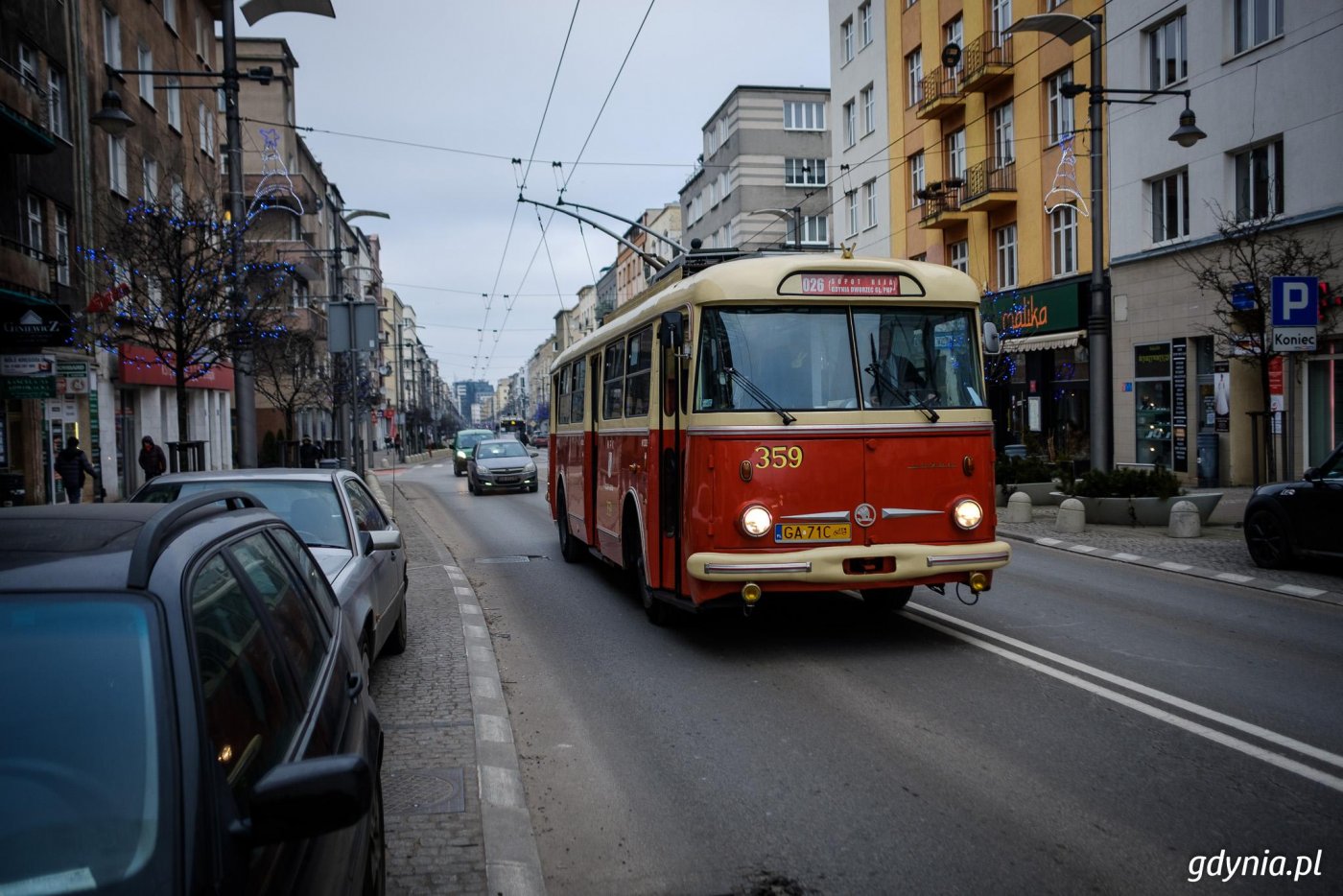 Jeden z zabytkowych trolejbusów, które kursowały przy okazji finału WOŚP w 2018 roku, fot. Dawid Linkowski / archiwalne