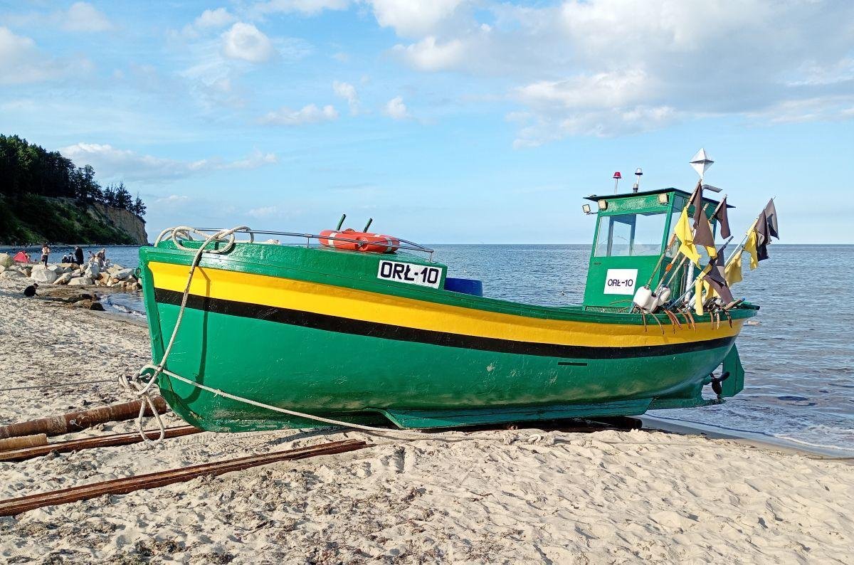 W środę 29 lipca na plaży w Orłowie panują idealne warunki do kąpieli (fot. Waldemar Ulanowski)