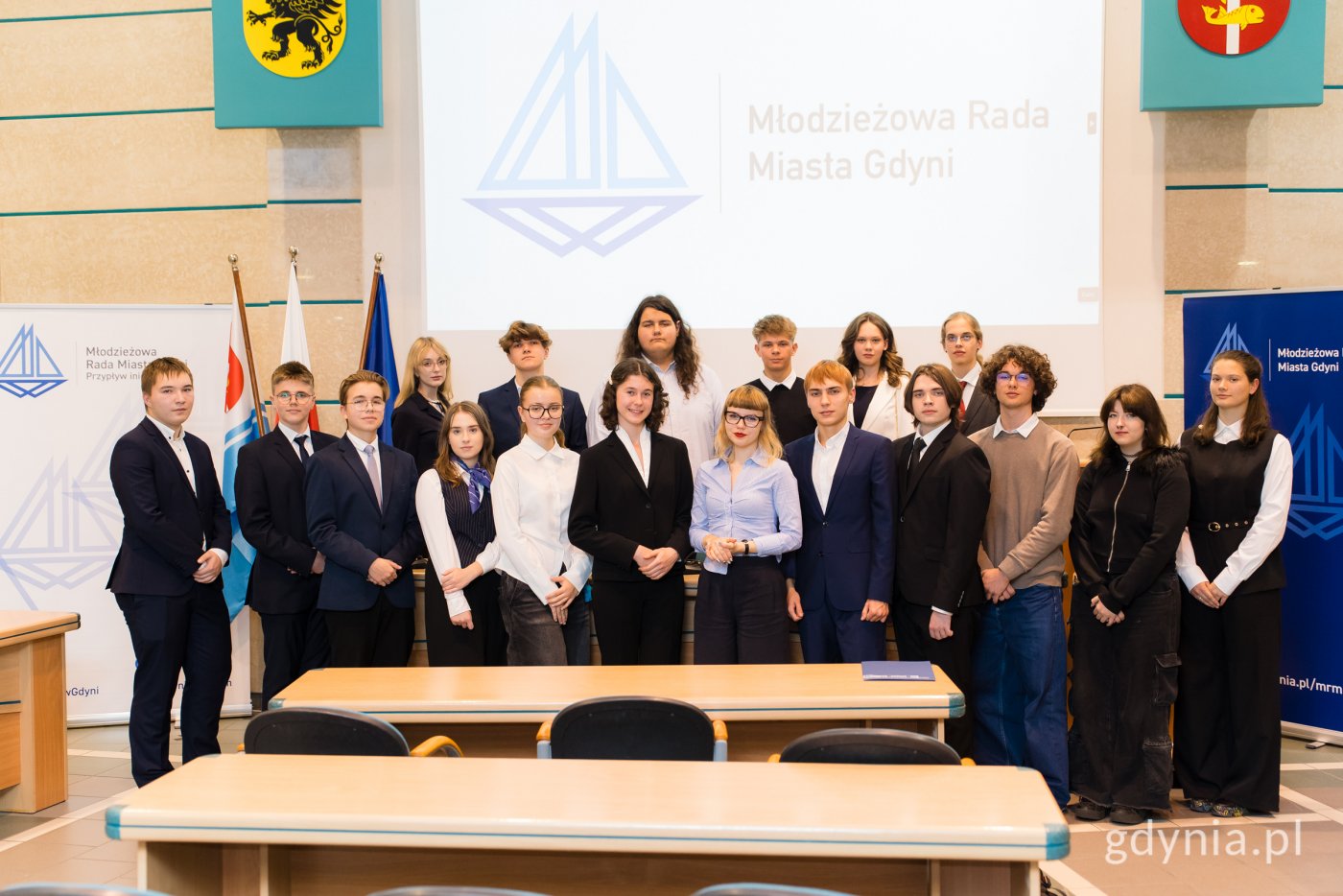 Młodzieżowa Rada Miasta Gdyni IX kadencji (fot. Paweł Budziński)