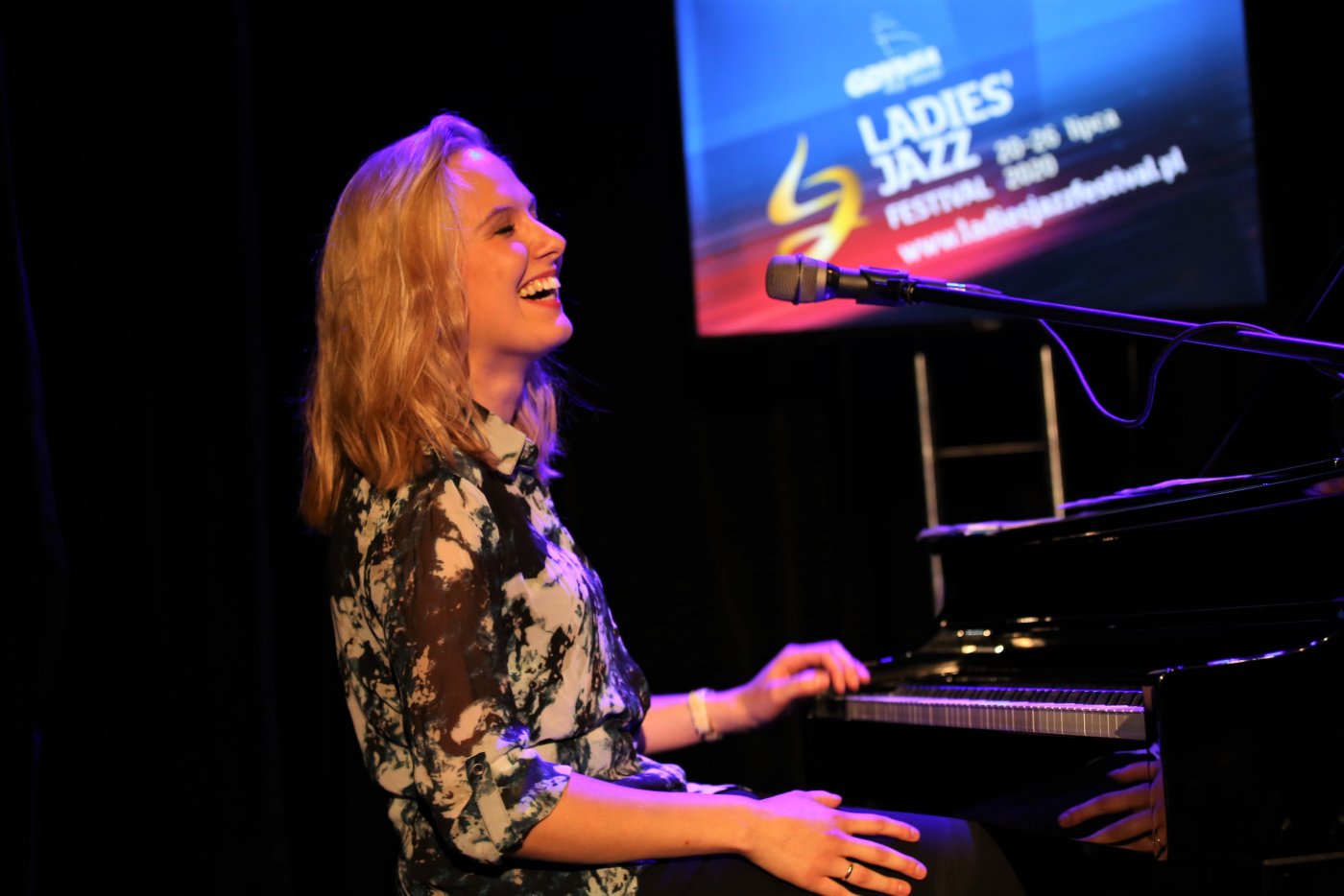 Koncert Dominiki Czajkowskiej-Ptak w pierwszy dzień festiwalu Ladies' Jazz Festival 2020. Fot. Przemysław Kozłowski