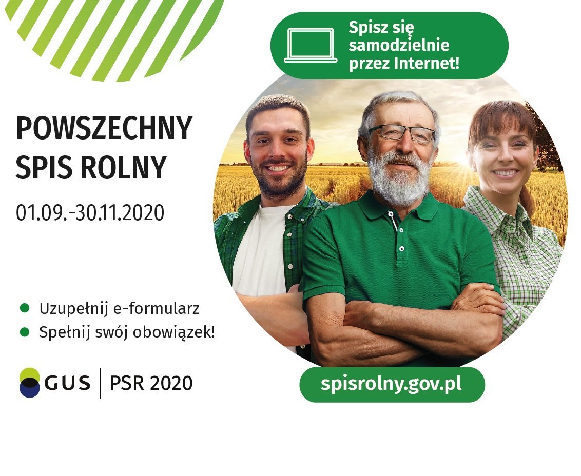 Powszechny Spis Rolny 2020 // mat. prasowe