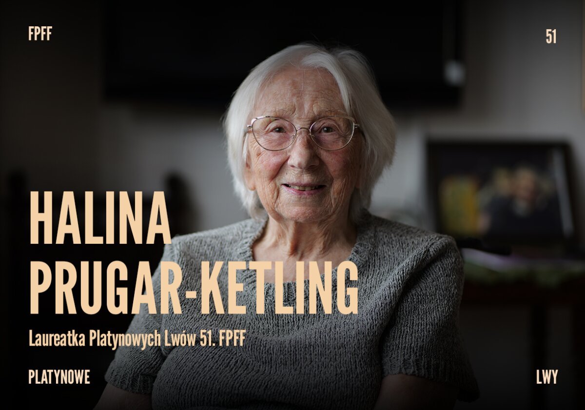 Halina Prugar-Ketling laureatką Platynowych Lwów 51. FPFF (mat. prasowe FPFF)