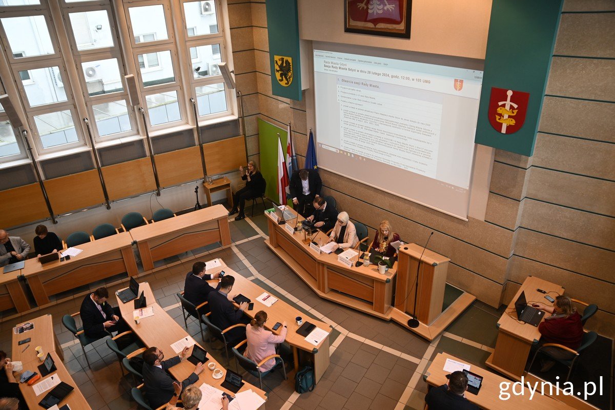 LXI sesja Rady Miasta Gdyni (fot. Magdalena Śliżewska)