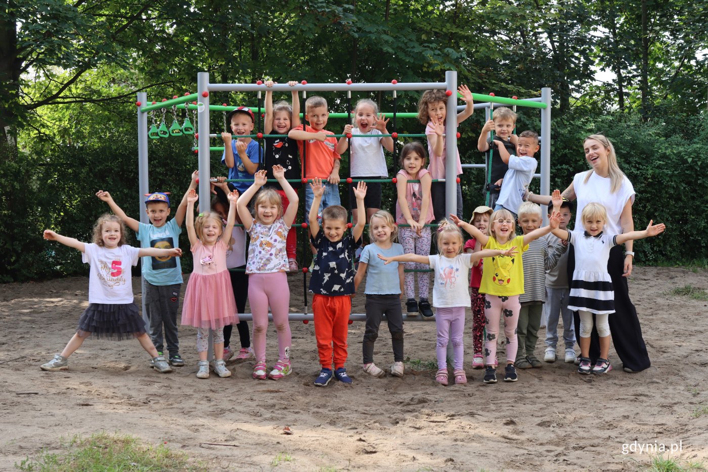 Przedszkole nr 48 „Morska Przygoda” w Gdyni, na zdjęciu: Diana Kwiecień, nauczycielka wych. przedszkolnego, grupa Delifinki (fot. Katarzyna Balcerzak)