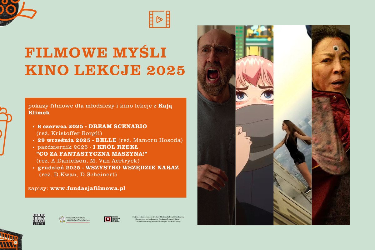 W tym roku warsztaty „Filmowe lekcje wychowawcze” odbędą się w dwóch edycjach – wiosennej i jesiennej (mat. prasowe PFF)