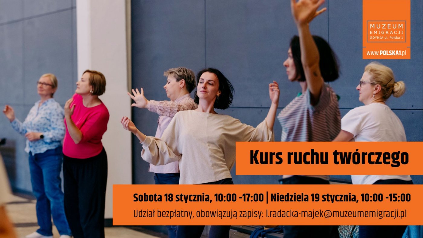 Bezpłatny kurs ruchu twórczego w Muzeum Emigracji 18 i 19 stycznia (mat. prasowe Muzeum Emigracji)