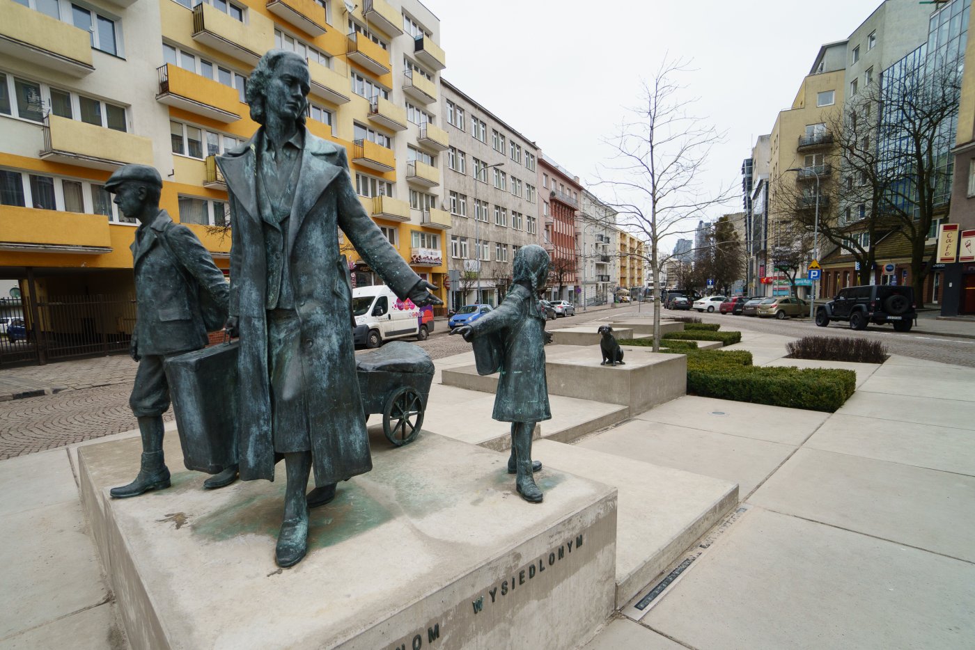 Odcinek ulicy Starowiejskiej na wysokości pomnika Gdynian Wysiedlonych //fot. gdynia.pl 