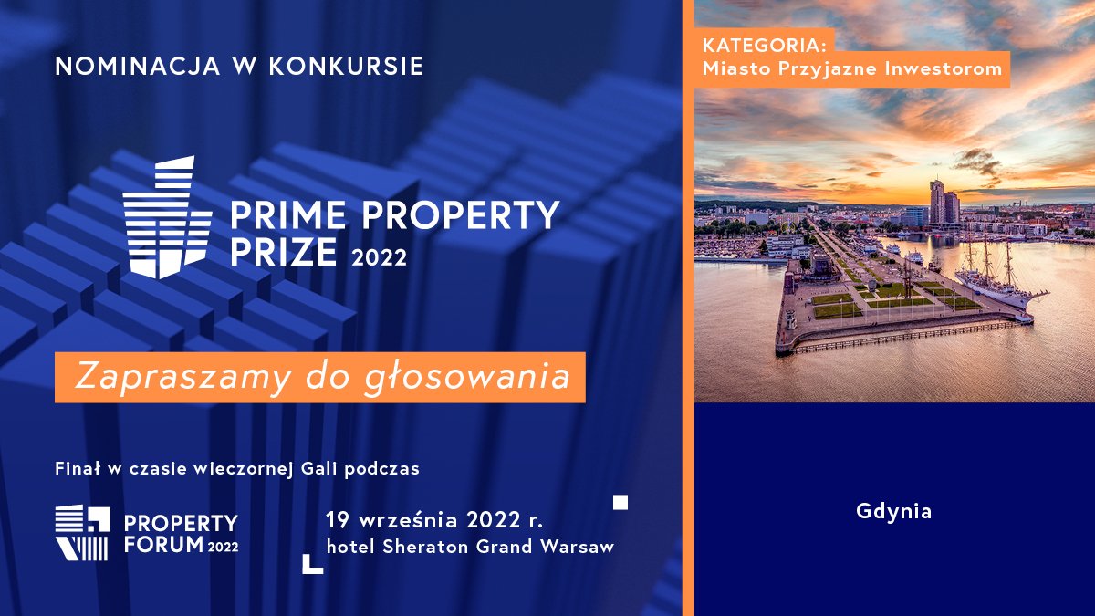 Gdynia walczy o tytuł „Miasta Przyjaznego Inwestorom” - każdy może pomóc, oddając swój głos online na stronie organizatorów konkursu