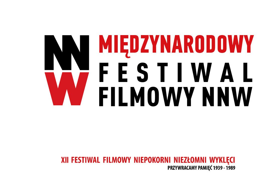 Grafika przedstawiająca logo festiwalu filmowego Niepokorni, Niezłomni, Wyklęci, który odbywa się w Gdyni // fot. materiały prasowe organizatora
