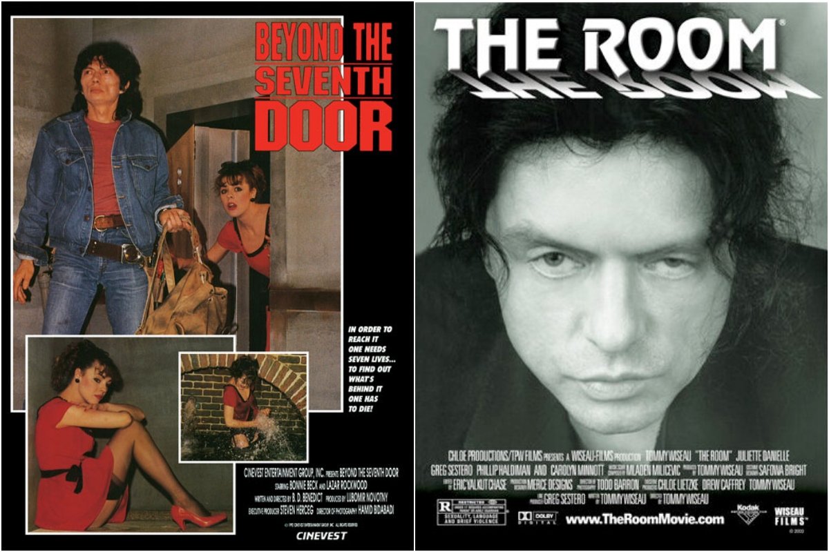 Plakaty filmów (od lewej): „Siódma komnata” i „The room” // mat. prasowe