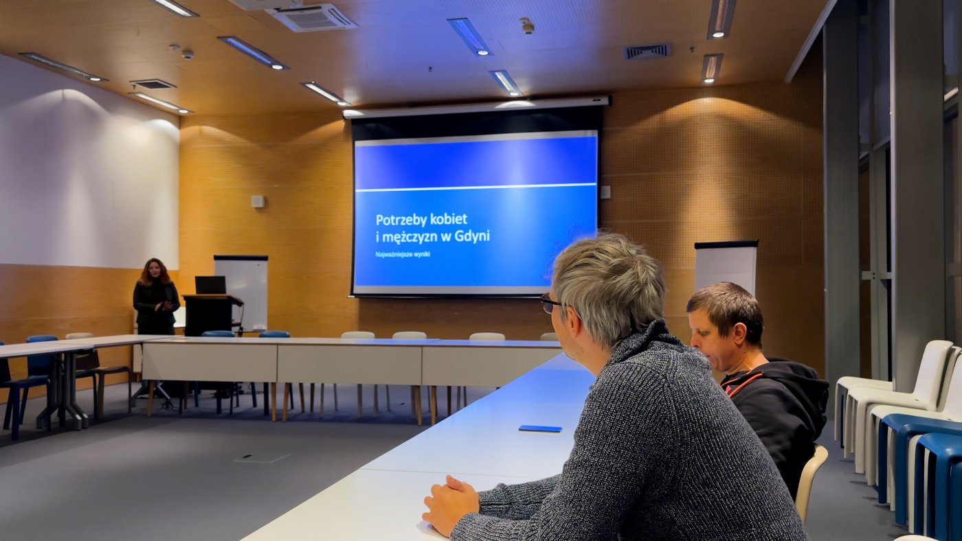 Prezentacja raportu potrzeb kobiet i mężczyzn w Gdyni (fot. Dominika Nycz)
