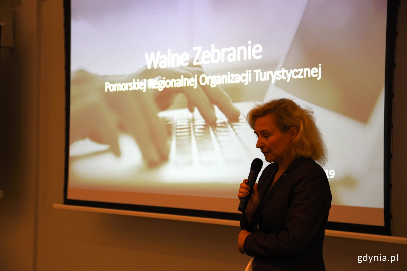 Eksperci turystyki spotkali się w Gdyni, na zdjęciu Marta Chełkowska z Departamentu turystyki Urzędu Marszałkowskiego Województwa Pomorskiego/fot. Karolina Szypelt