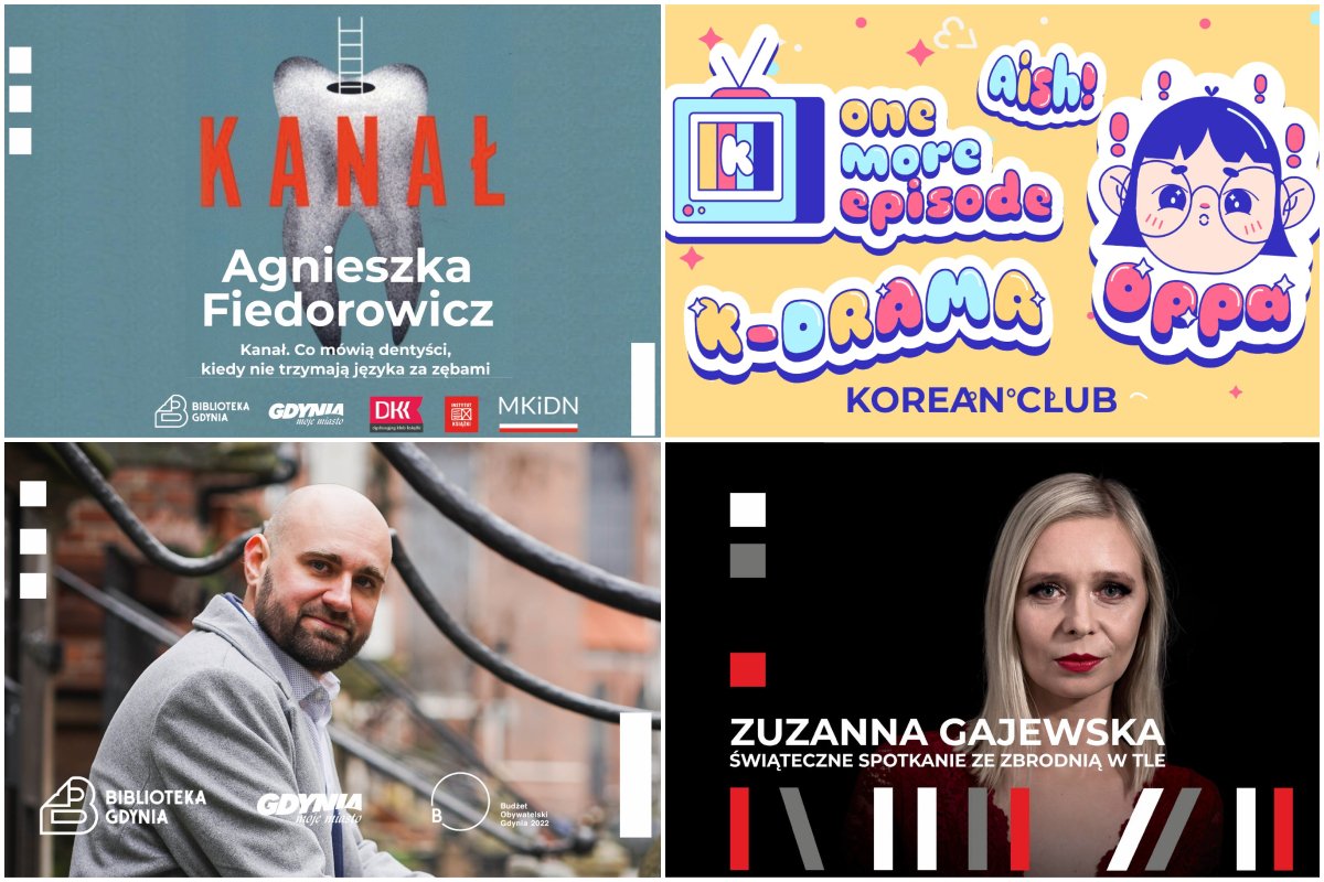 Kolaż zdjęć, wybrane wydarzenia kulturalne. Źródło: materiały organizatorów