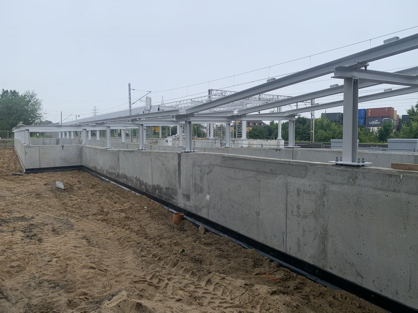 Budowa dojścia do przystanku SKM Gdynia Grabówek (fot. Dorota Matejczyk)