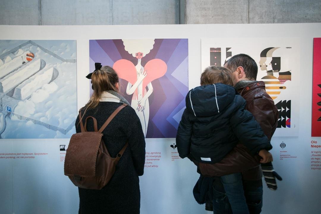 W Centrum Designu otwarto wystawę inspirowaną znakami graficznymi Karola Śliwki // fot. Karol Stańczak