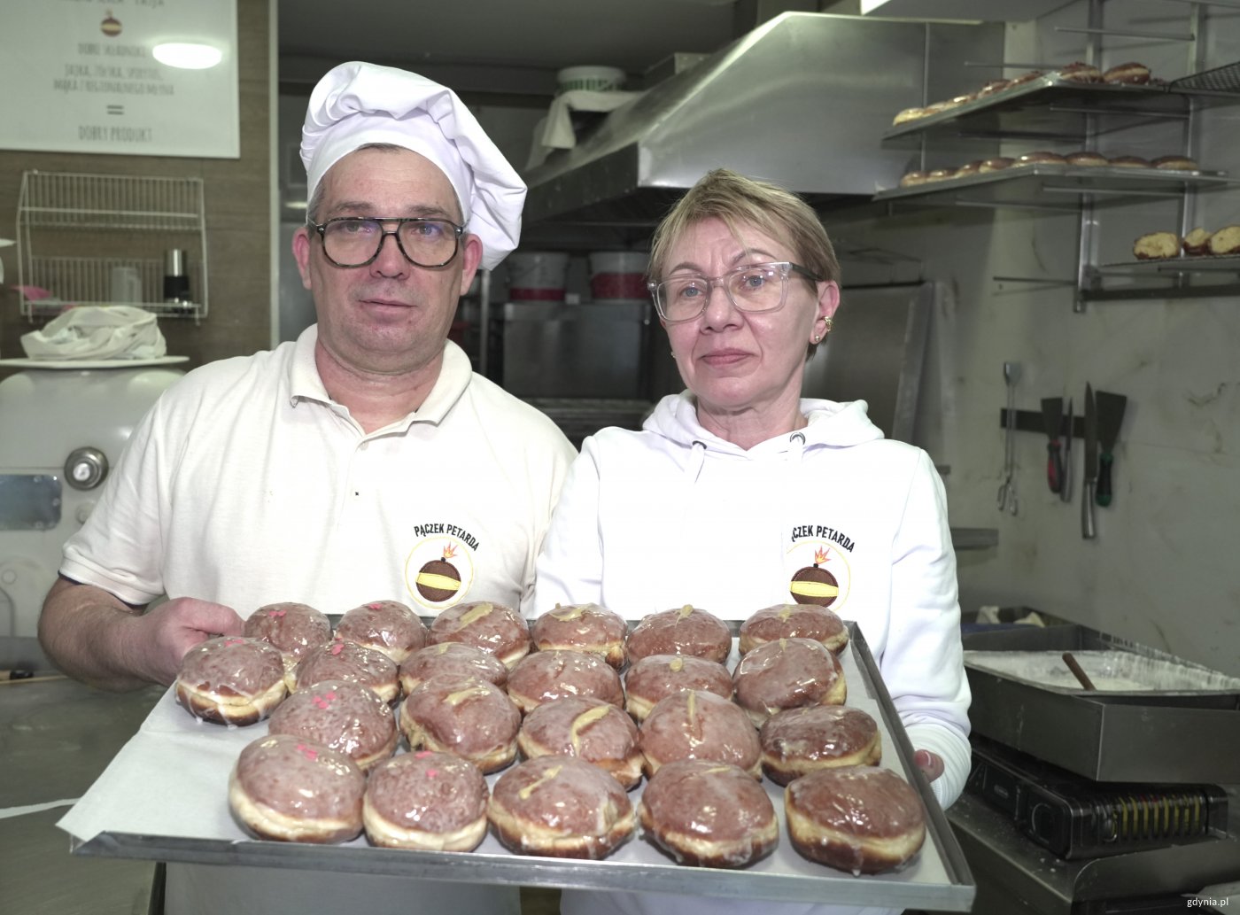 Iwona i Tomasz Kowalikowie z cukierni Pączek Petarda (fot. Sławomir Okoń)