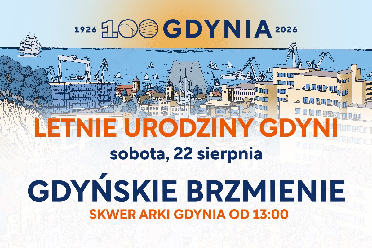 Letnie Urodziny Gdyni pod znakiem gdyńskich brzmień (grafika: UMG)