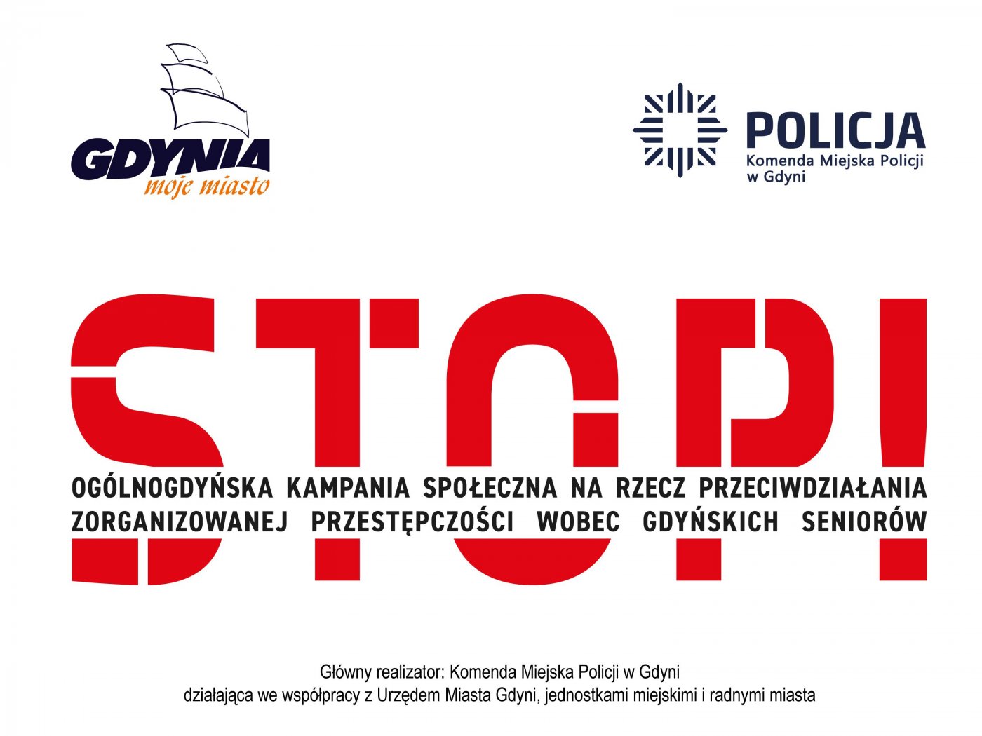 Gdyński samorząd i Komenda Miejska Policji prowadzą kampanię społeczną, by podnieść świadomość seniorów, a w konsekwencji - ich bezpieczeństwo // materiały Komendy Miejskiej Policji w Gdyni