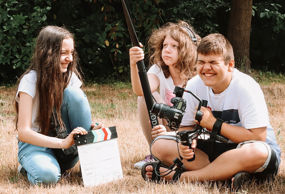 Zdjęcie z filmowych półkolonii//fb Domu Filmowego