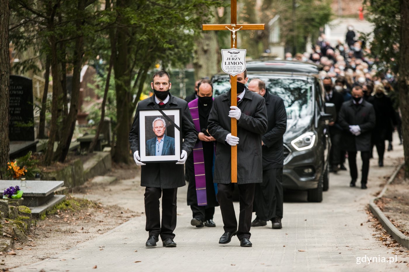 Prof. Jerzy Limon spoczął na cmentarzu Komunalnym w Sopocie // fot. Karol Stańczak
