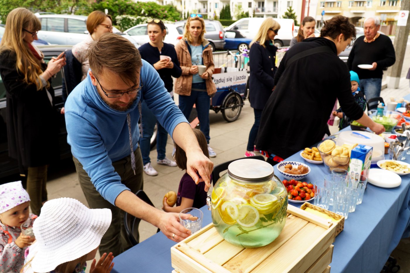 Dzień sąsiada w Przystani Lipowa 15 // fot. Aleksander Trafas, Laboratorium Innowacji Społecznych