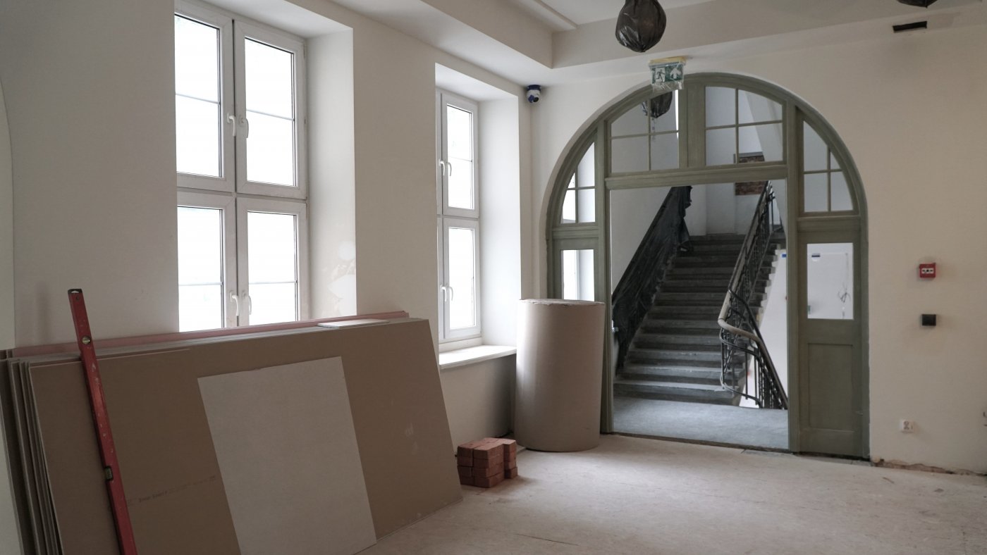 Centrum Nowoczesnego Seniora – trwają prace wykończeniowe (fot. LIS)