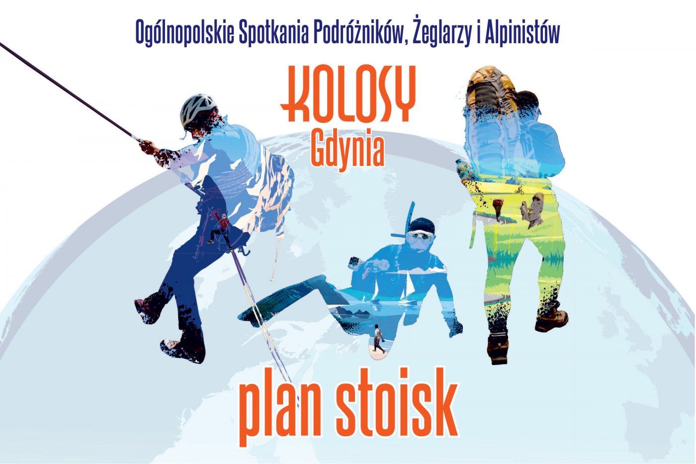 Grafika 28. Ogolnopolskich Spotkań Podróżników, plan stoisk