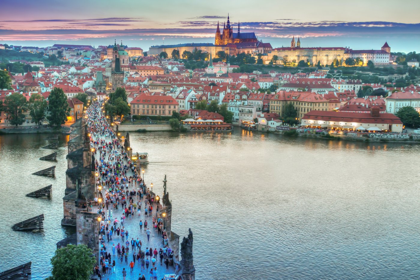Panorama czeskiej Pragi // fot. pexels.com