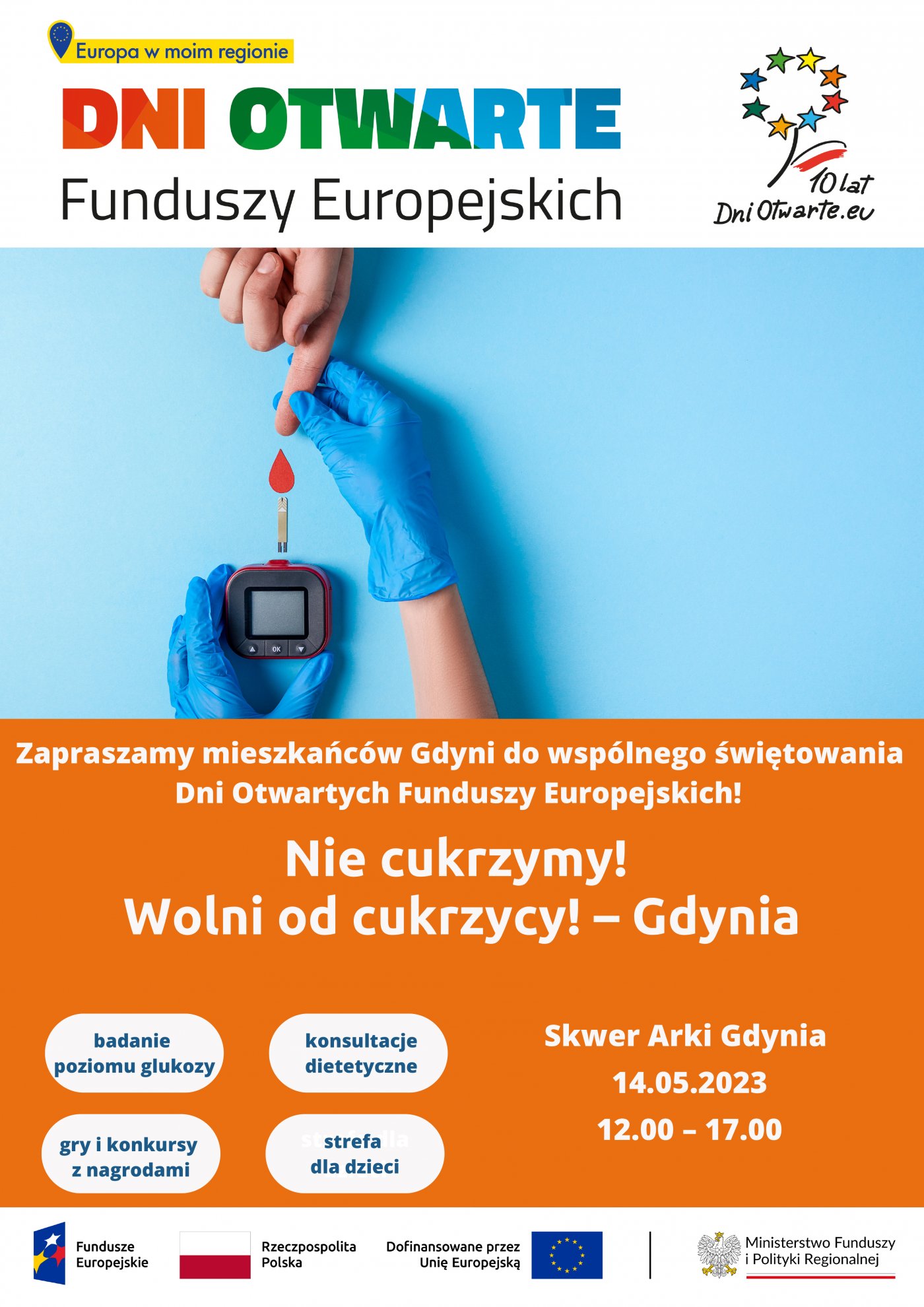 Tegoroczny event profilaktyczny będzie częścią odbywających się w tym roku między 12 a 14 maja jubileuszowych X Dni Otwartych Funduszy Europejskich 