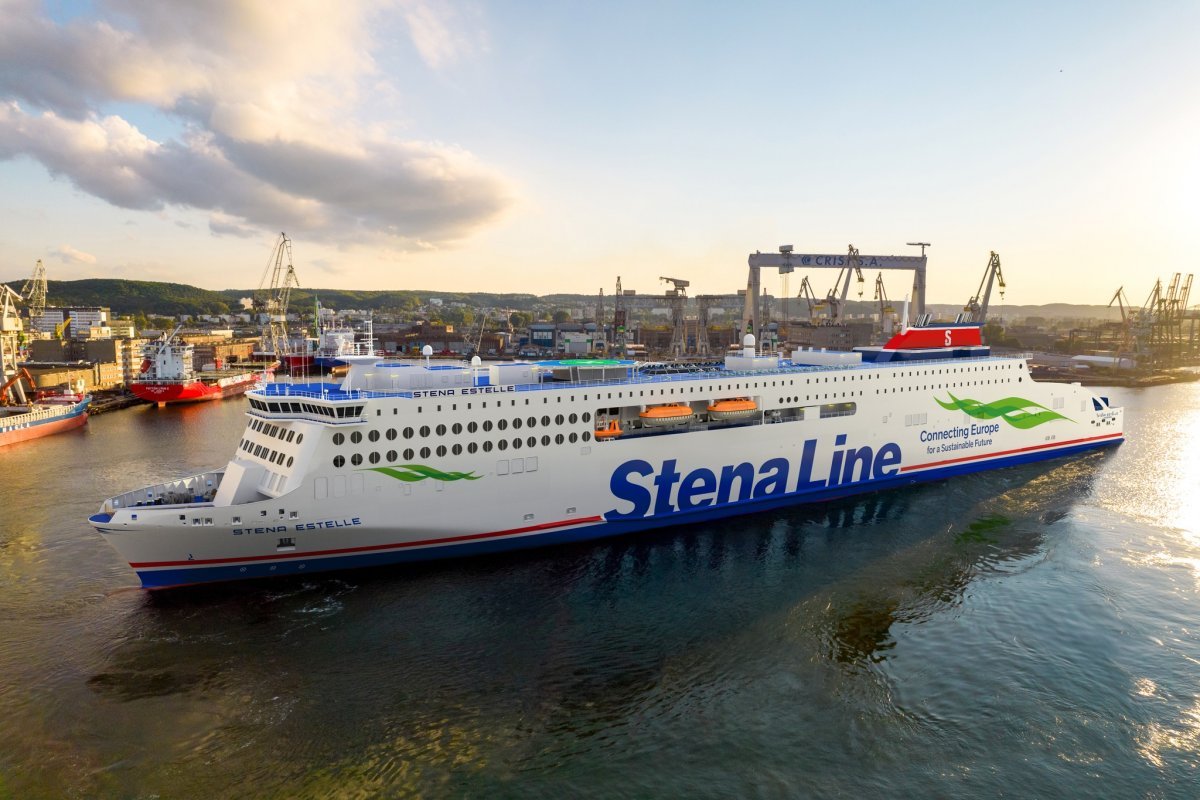 Prom Stena Estelle w Gdyni // źródło: www.facebook.com/StenaLinePolska