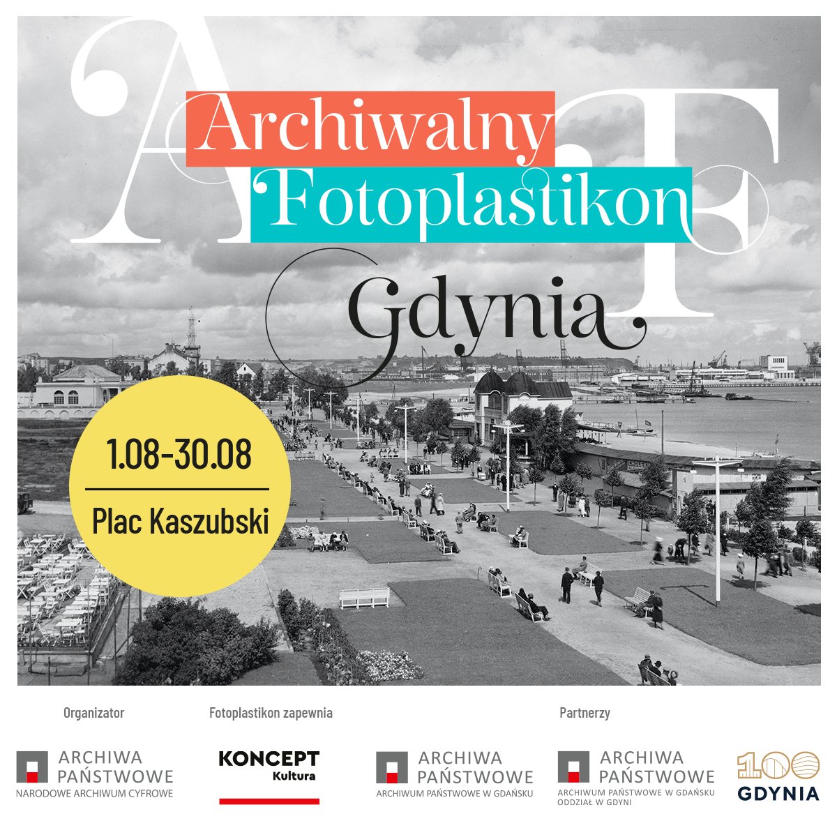 Wystawa będzie dostępna w dniach 1-30 sierpnia na Placu Kaszubskim (mat. prasowe Urzędu Miasta Gdyni)